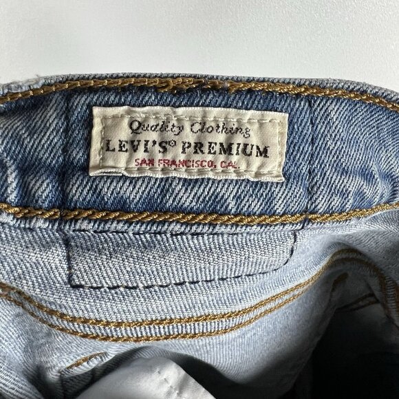 Levi’s Wedgie Icon Fit Ankle Jeans High Waist Size 28 Casual Vintage‎ Style - Picture 9 of 12